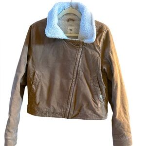 Vans Brown Jacket with White Collar